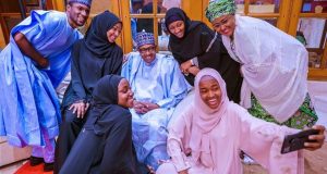 Muhammadu Buhari and his family