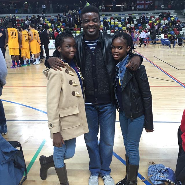 Kunle Afolayan and his kids