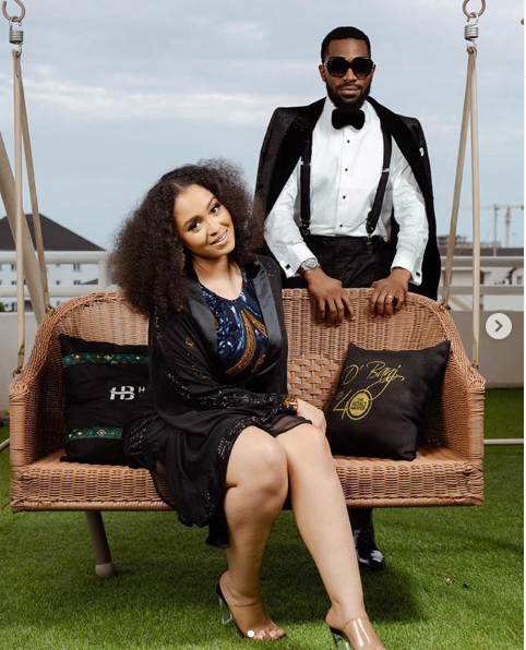 D'banj and his wife, Didi Lineo