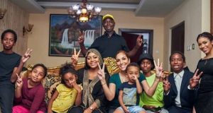 Ned Nwoko and his family