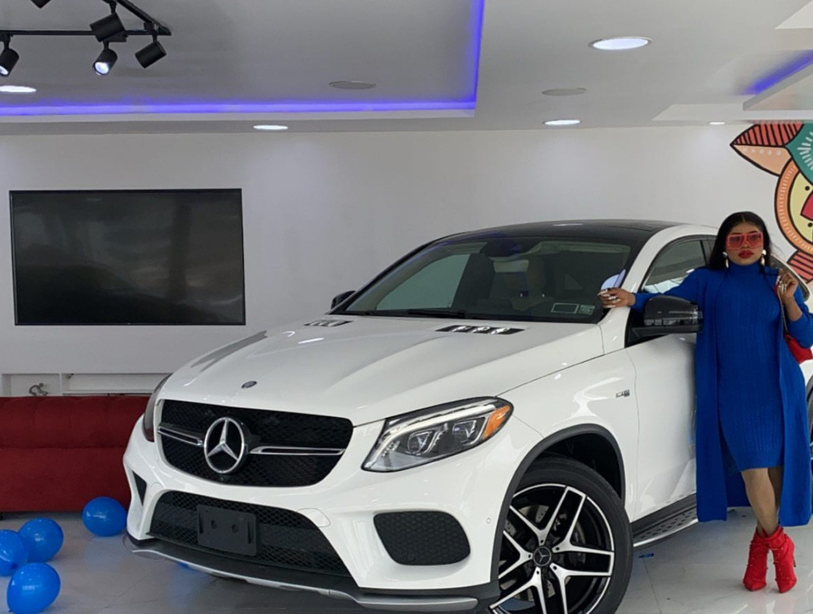 Bobrisky Buys Brand New Mercedes Benz For His Birthday 1 Bobrisky