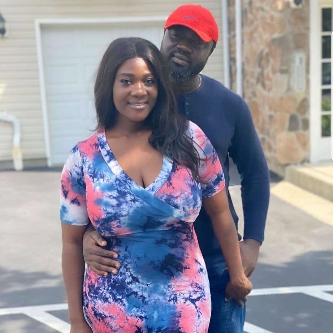 Mercy Johnson and her husband 
