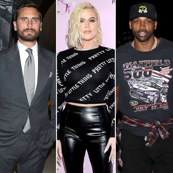 Khloe Kardashian, Scott Disick and Tristan Thompson