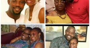 Okey Bakasi and his wife