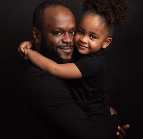 Seyi Tinubu and his daughter