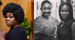 Ada Ameh and her late daughter