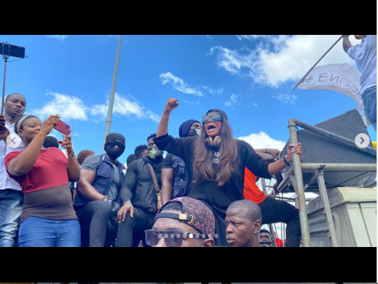 Angela Okorie Leads #EndSWATNow Protest In Ebonyi State 1 Angela Okorie