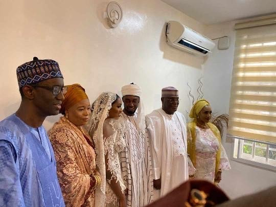 Aliyu Abubakar And Fatima Ribadu's wedding
