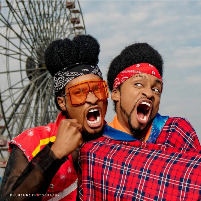 Denrele Edun and his doppelganger