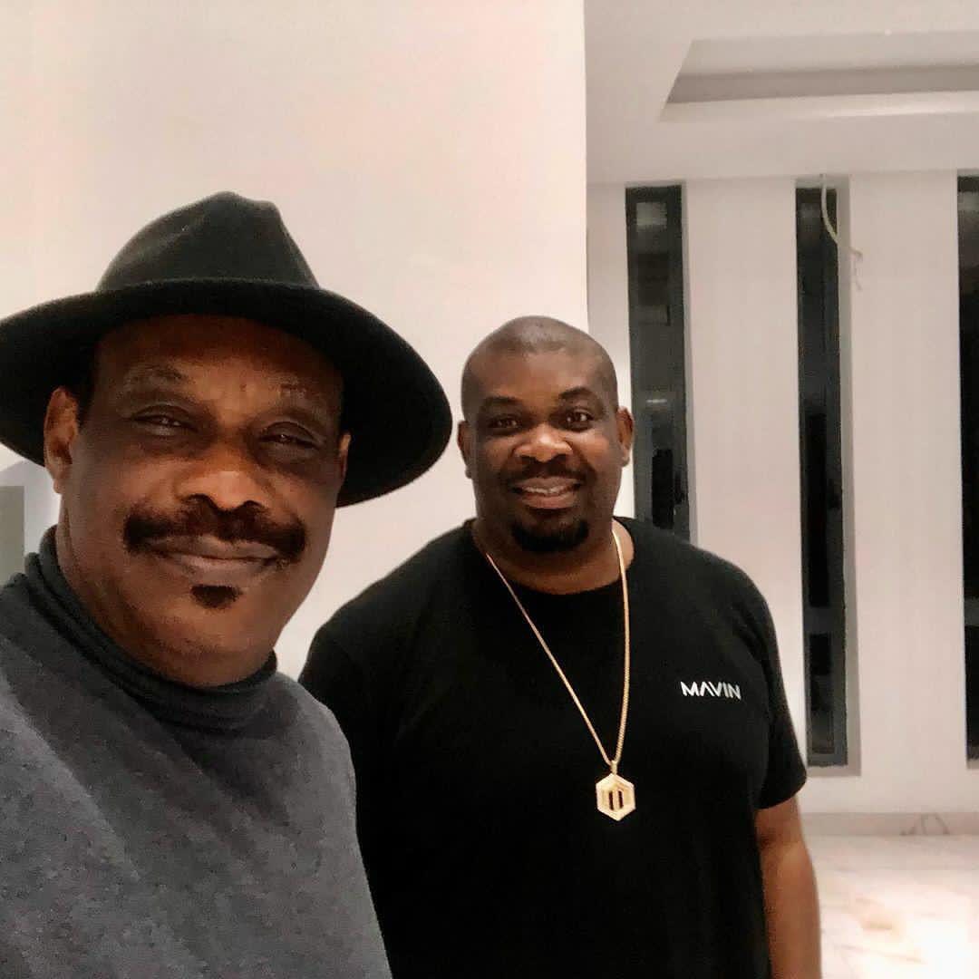 Don Jazzy and his Dad