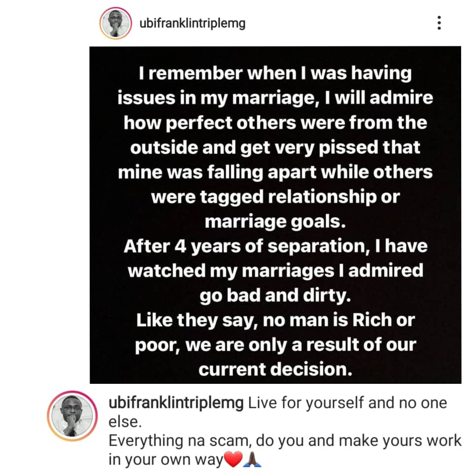 Stop Admiring Flawed Marriages - Ubi Franklin 2 Ubi Franklin