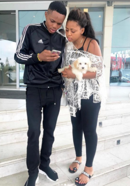 Regina Daniels and her brother