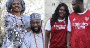 Tayo Adeleye and his wife