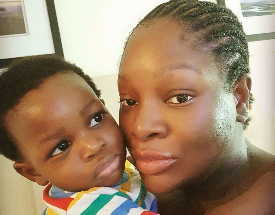 Toolz and her son