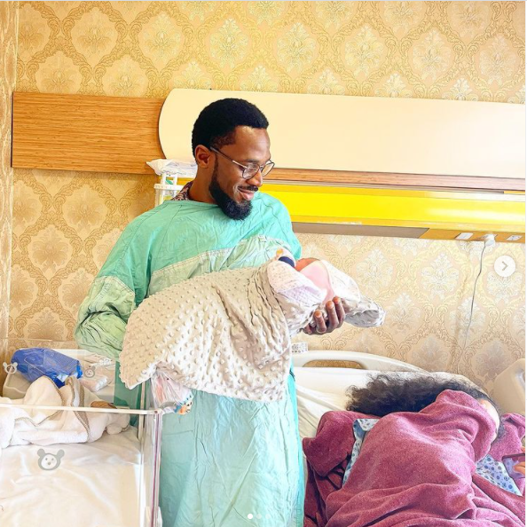 Dbanj and his daughter