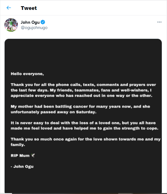 John Ogu and his mum