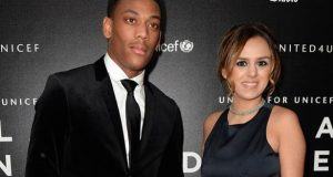 Anthony Martial and his wife