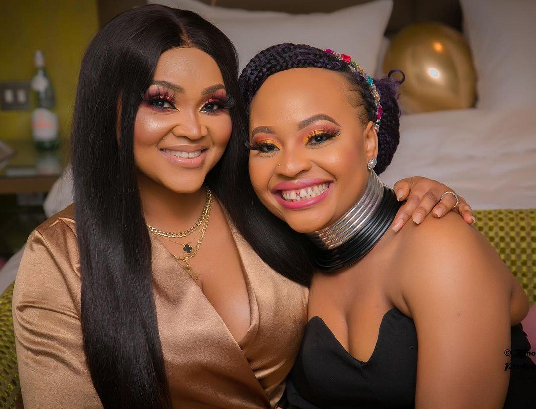 Mercy Aigbe and her sister