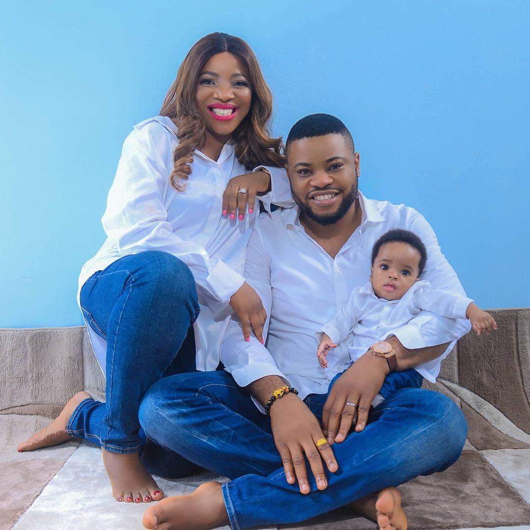 Sandra Ikeji and her hubby