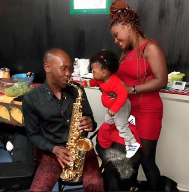 Seun Kuti and his wife