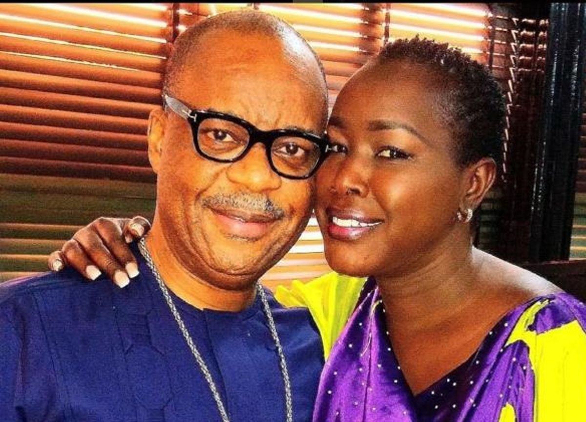 Emmy Kosgei and her husband