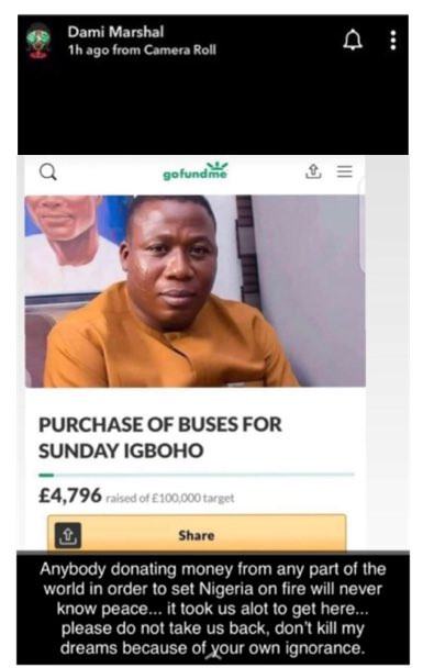 Anyone Donating Money To Igboho Will Not Know Peace - KWAM 1's Daughter 2 Kwam1’s daughter