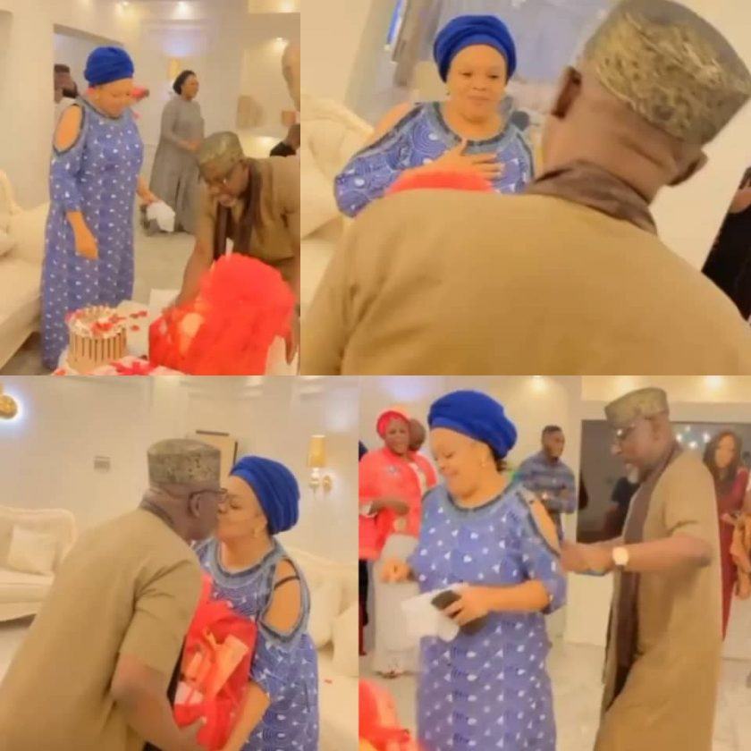 Rochas Okorocha and his wife