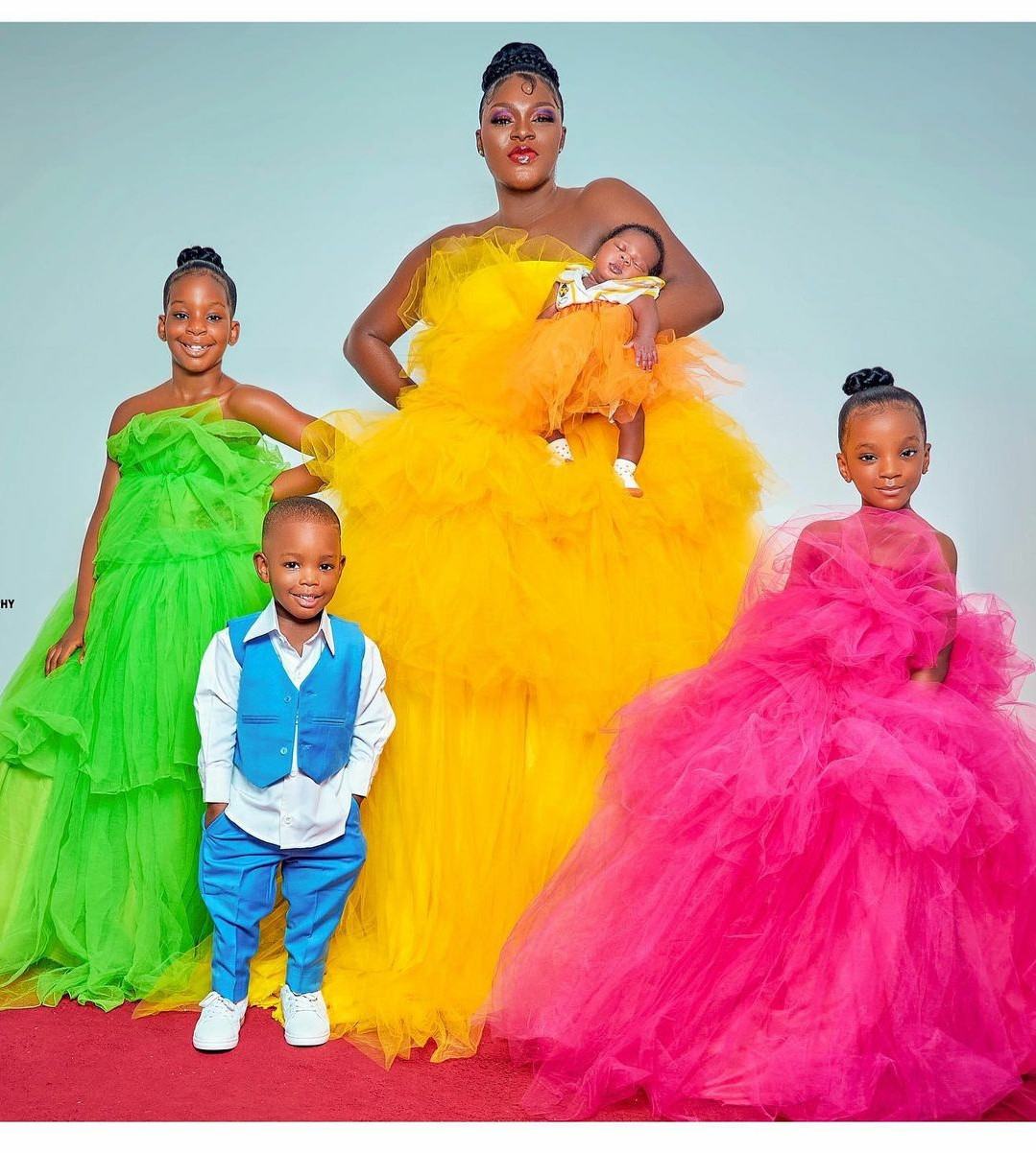 Chacha Eke Flaunts Cute Family Photo 2 Chacha Eke Faani