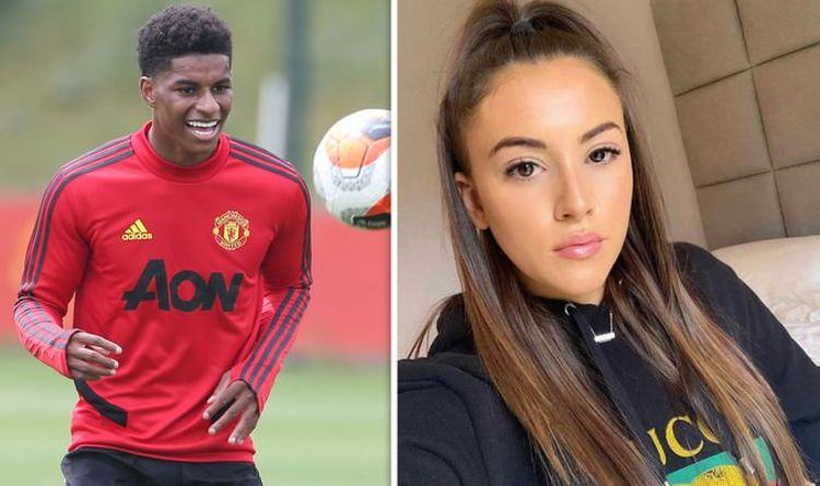 Marcus Rashford and Lucia Loi