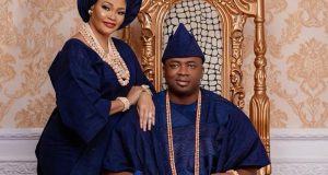 Oba Saheed Elegushi and Olori Hadiza