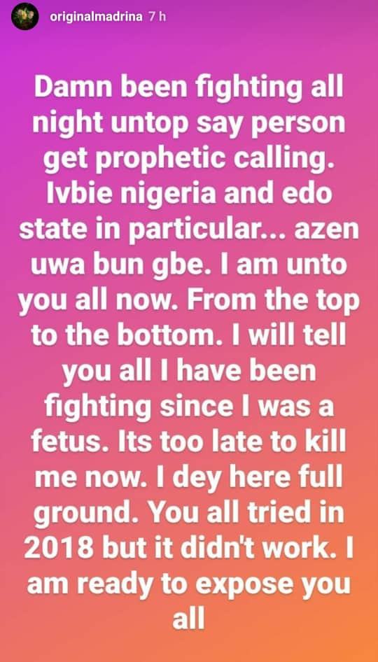 They Want To Kill Me Spiritually Because Of My Prophetic Calling - Cynthia Morgan 2 Cynthia Morgan