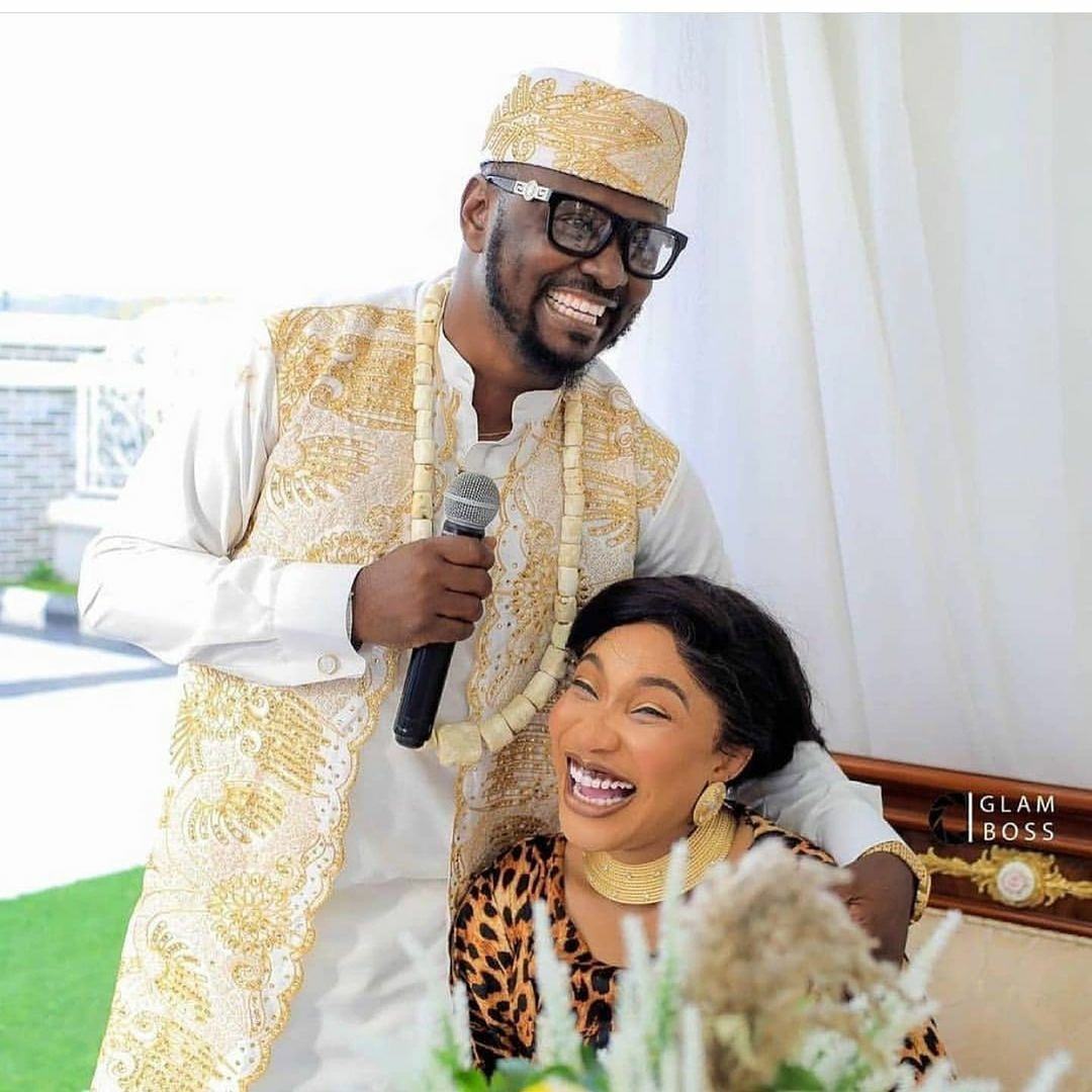 Tonto Dikeh and Prince Kpokpogri