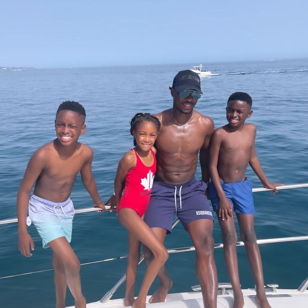 Odion Ighalo Enjoys Vacation With His Kids 1 Jude Ighalo
