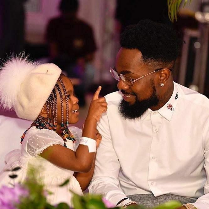 Patoranking and his daughter, Wilmer
