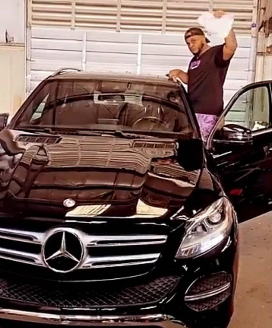 Sina Rambo Flaunts His Brand New Benz Automobile 3 Sina Rambo