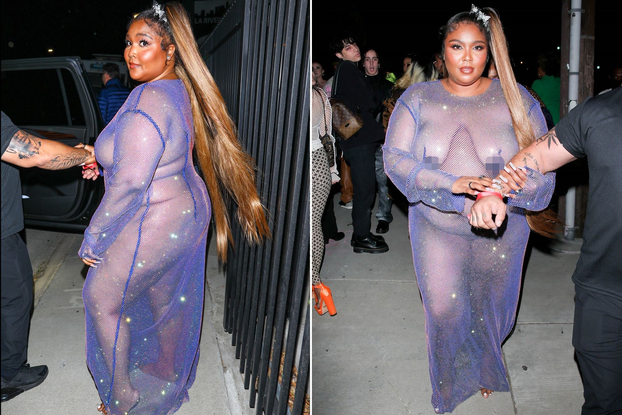 Lizzo Attends Cardi's B's Birthday Party Without A Footwear 3 Lizzo