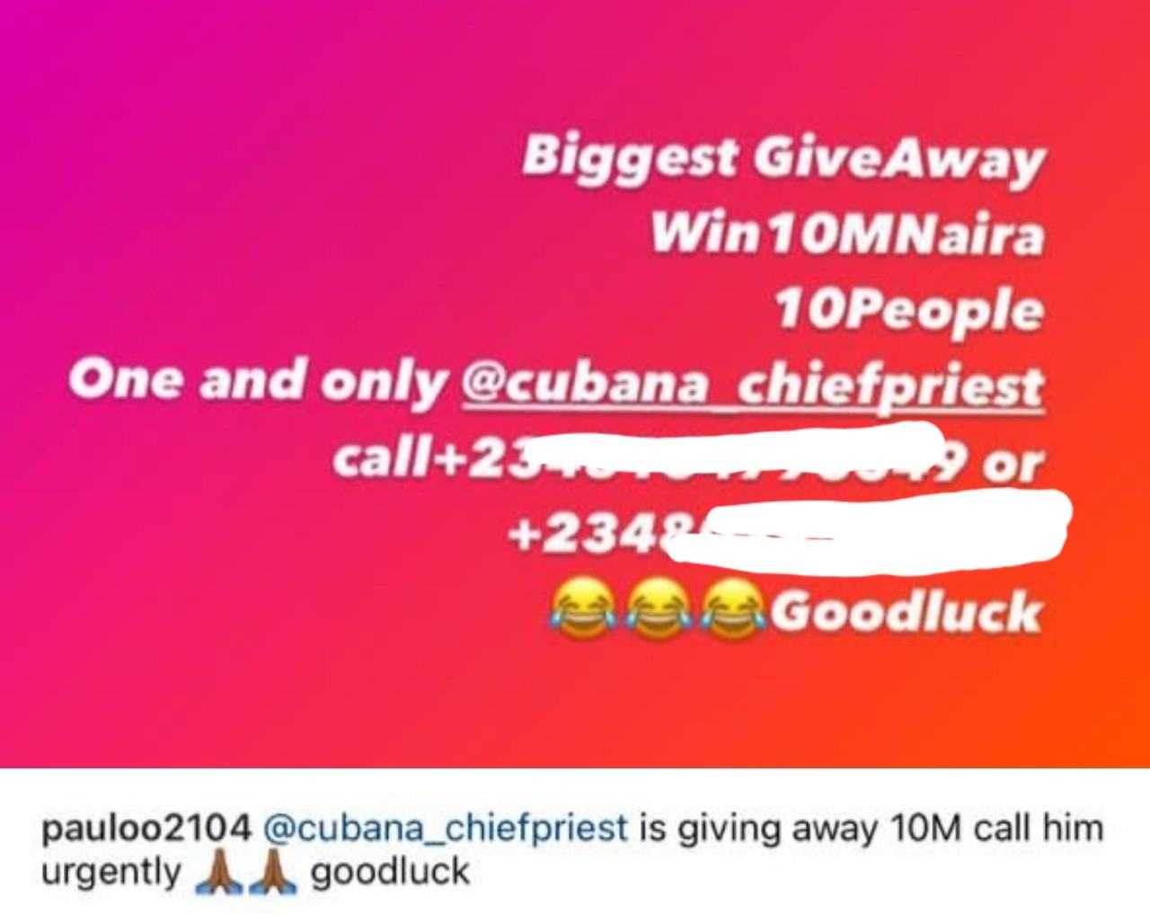 Cubana Chief Priest Should Know The Real Truth Before Accusing Maria - Paul Okoye 2 Paul Okoye