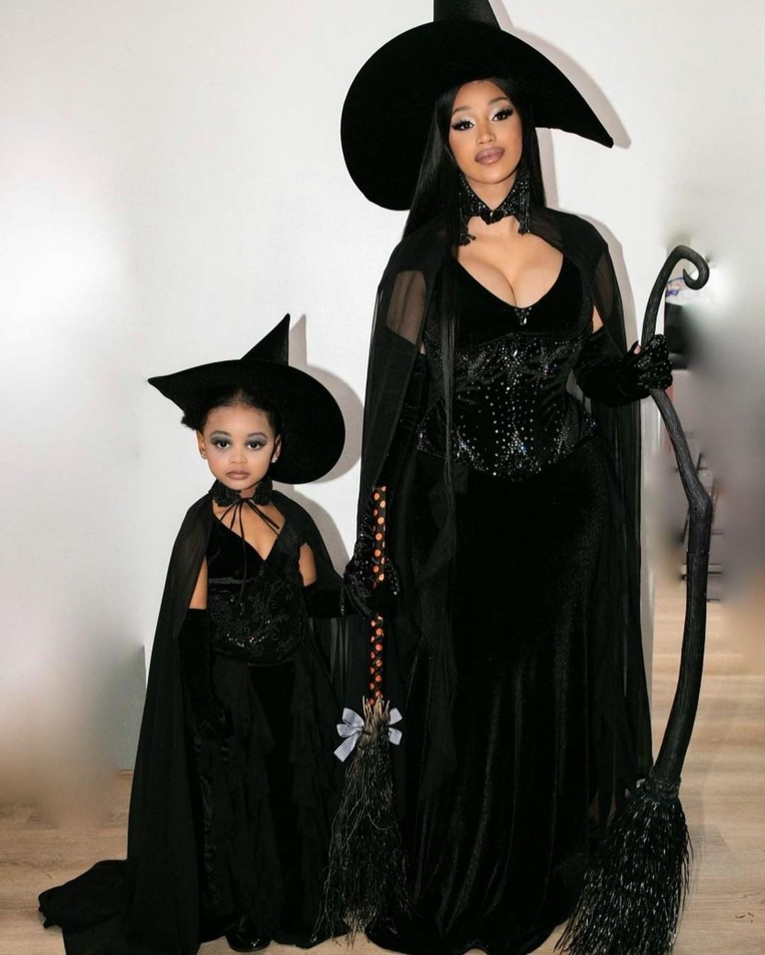 Cardi B, Daughter Rock Scary Halloween Outfits 6 Cardi B and daughter
