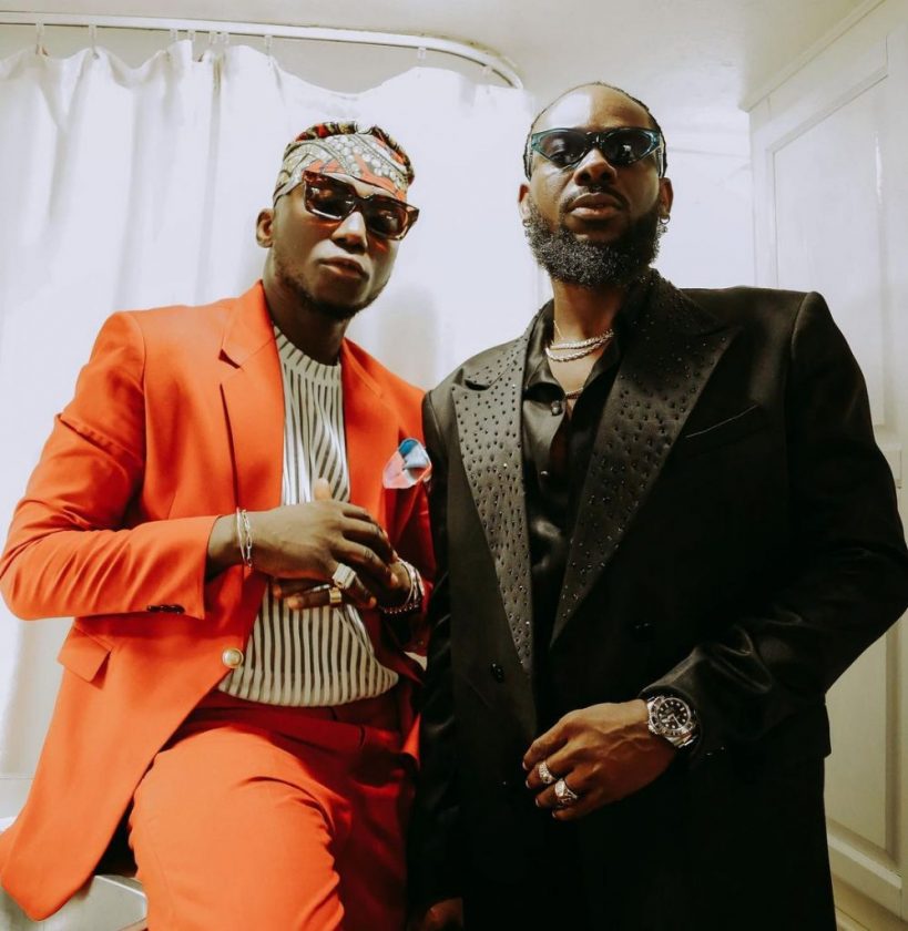 Dj Spinall and Adekunle Gold