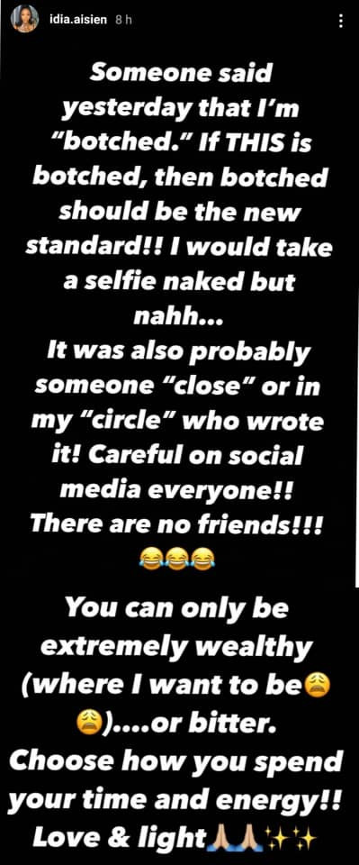 I'm Not Botched But I Won't Share A Naked Photo To Prove It - Idia Aisien 2 Idia Aisien