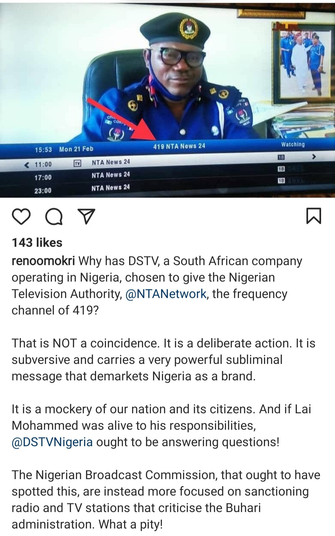 DSTV Is Mocking Nigeria - Reno Omokri 2 Reno Omokri