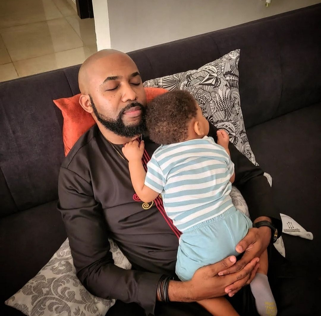 Banky W and his son