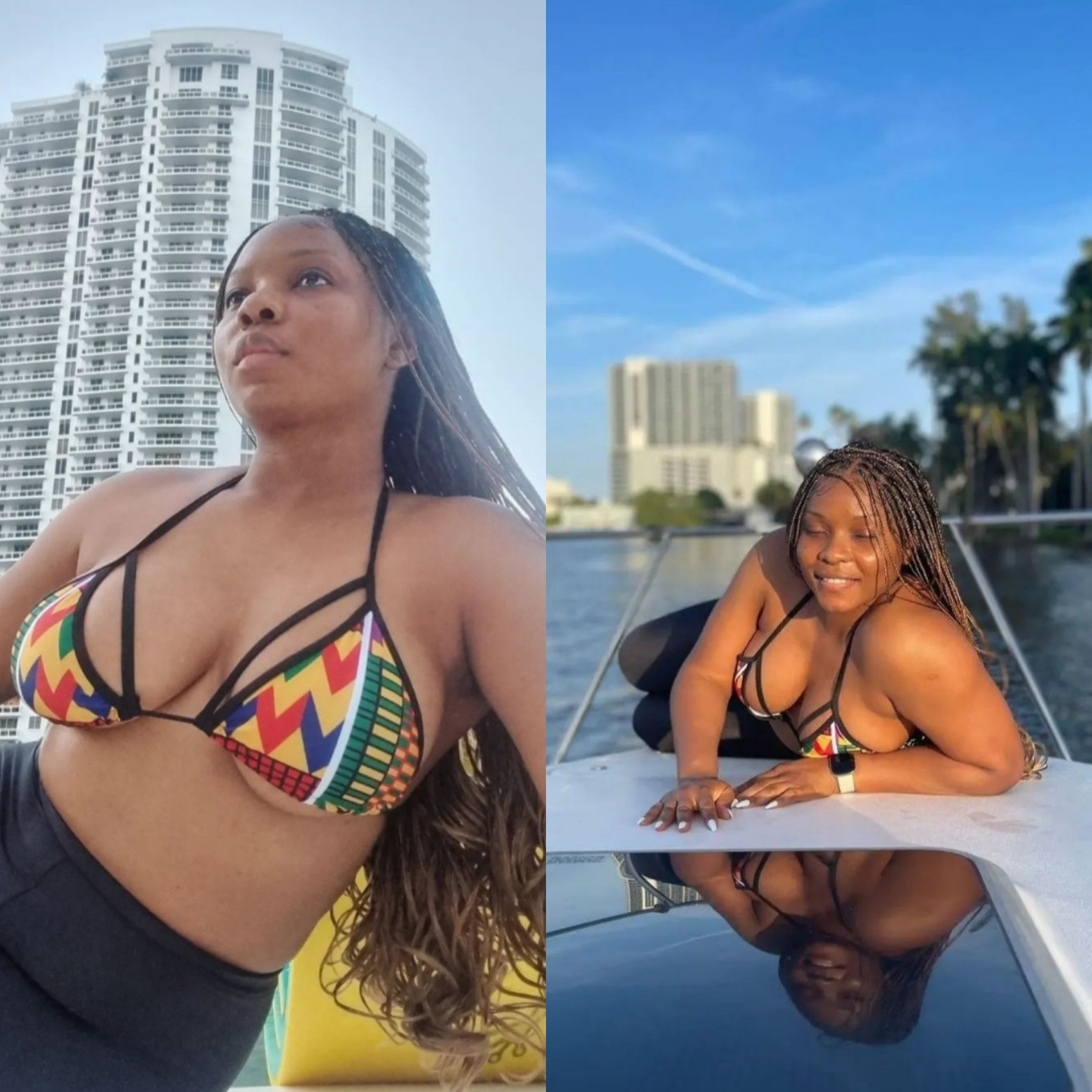 Yemi Alade Hangs Out With Friends At Miami Beach, Florida 1 Yemi Alade