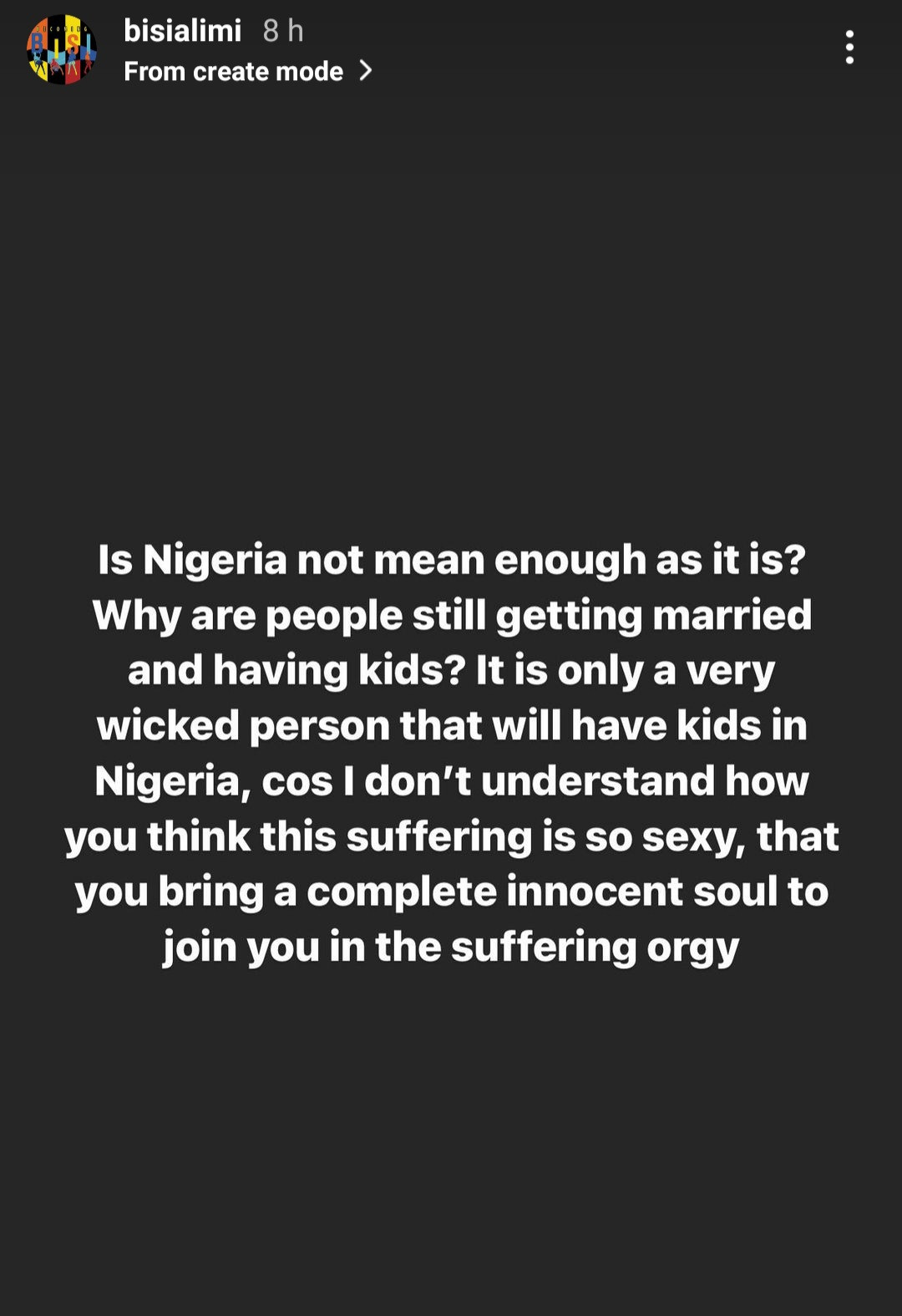 You're Wicked If You Give Birth In Nigeria - Bisi Alimi 2 Bisi Alimi
