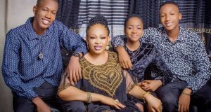 Princess Njideka and her kids