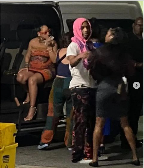 Pregnant Rihanna, A$AP Rocky Storm Barbados 3 Rihanna and A$AP Rocky