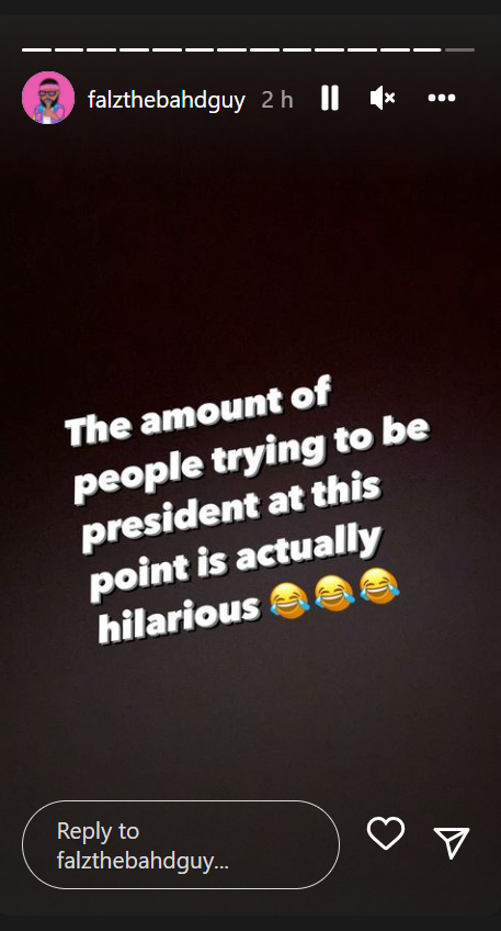 The Growing Number Of Presidential Candidates Is Ridiculous - Falz 2 Falz