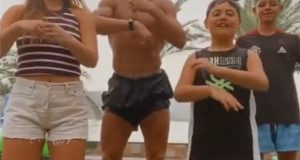 Cristiano Ronaldo and his family