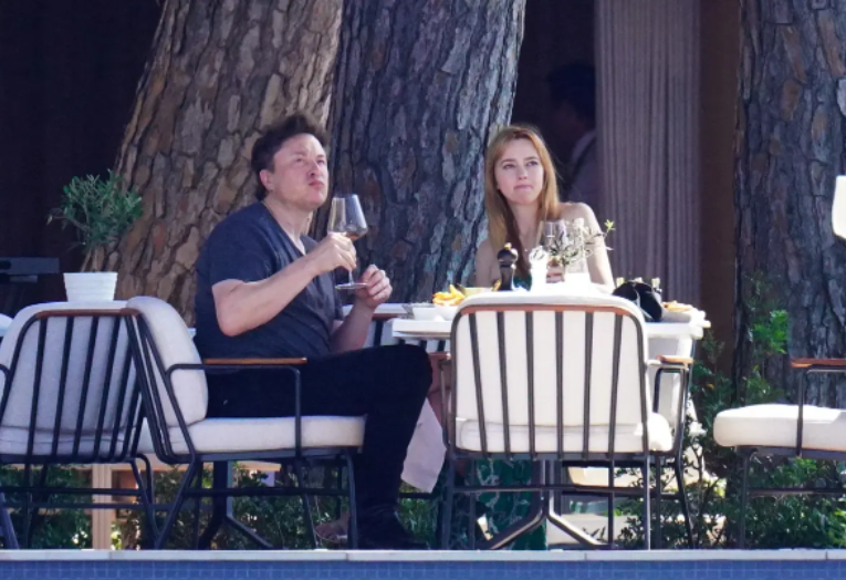 Elon Musk and his girlfriend, Natasha Bassett