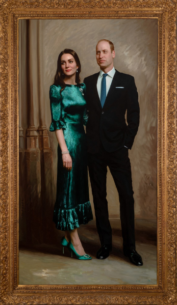 Kate Middleton And Prince William's First Official Joint Portrait Unveiled 2 Kate Middleton and Prince William